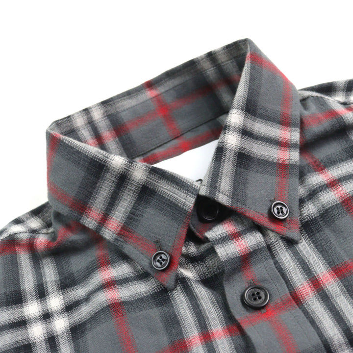 Excellent BURBERRY LONDON Long sleeve shirt Embroidered Blur Check mens XS 8057292