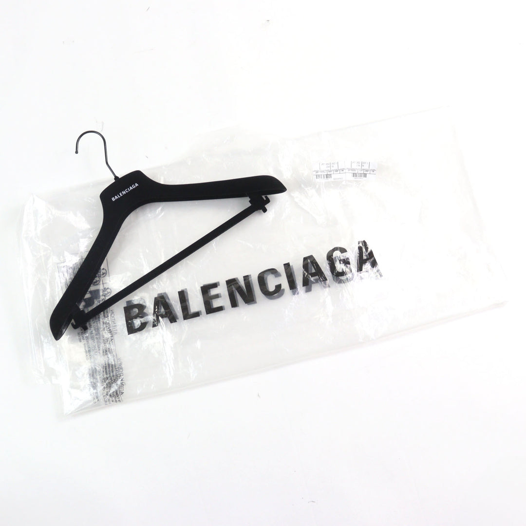 BALENCIAGA Jacket BLEACHED PLAID HOODED SHIRT multicolor cotton mens S 699223
