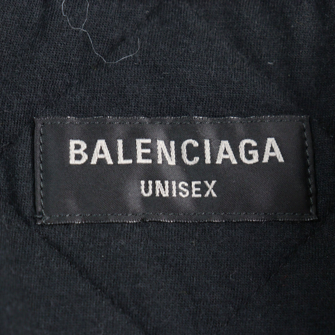 BALENCIAGA Jacket BLEACHED PLAID HOODED SHIRT multicolor cotton mens S 699223