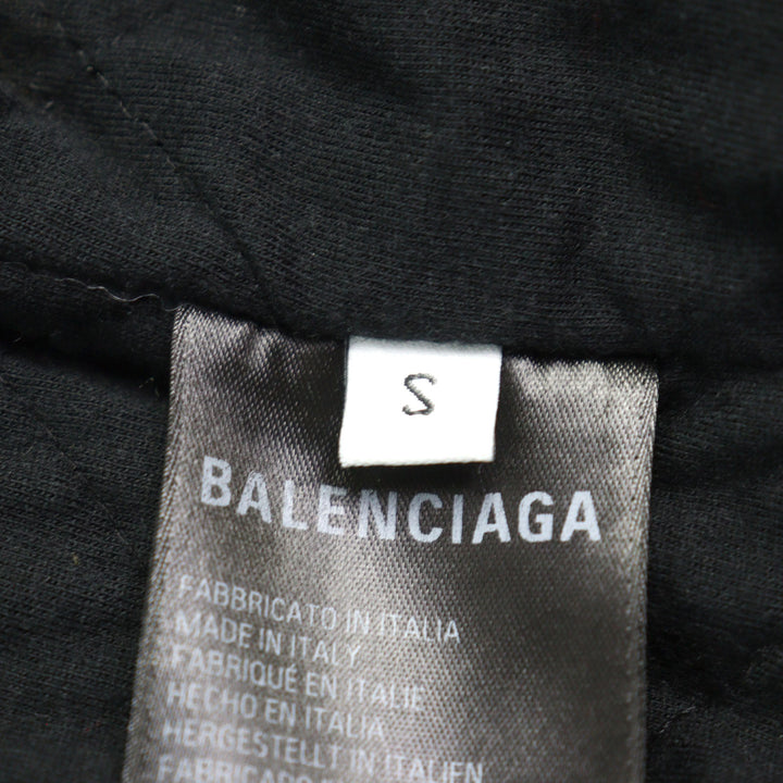 Great BALENCIAGA Jacket BLEACHED PLAID HOODED SHIRT VintageS 699223