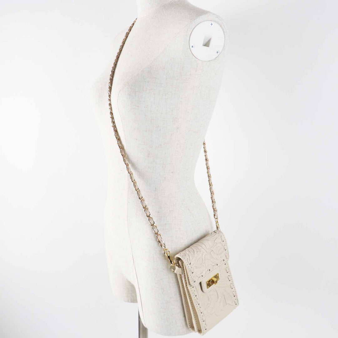 Excellent Shoulder Bag beige leather Women