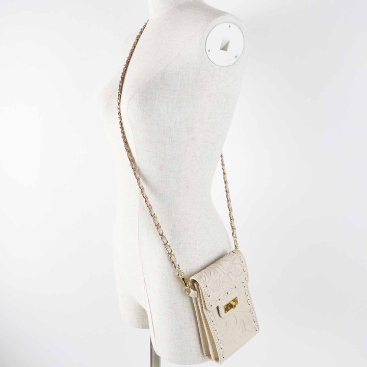 Excellent Shoulder Bag beige leather Women
