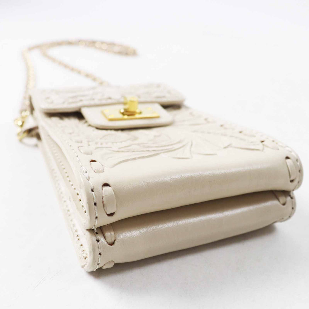Excellent Shoulder Bag beige leather Women
