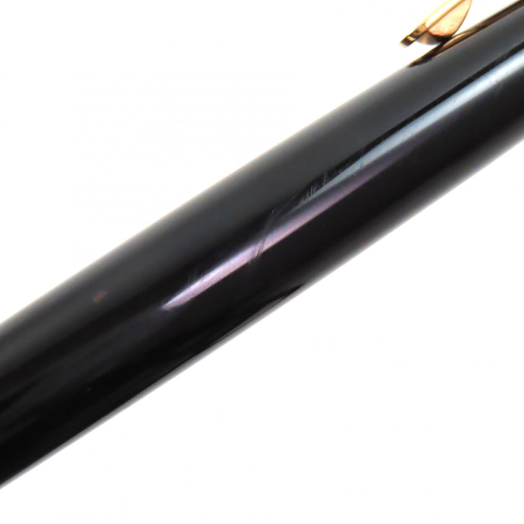 Very Good Cartier Ballpoint pen Trinity Engraved logo twist fastening black mens