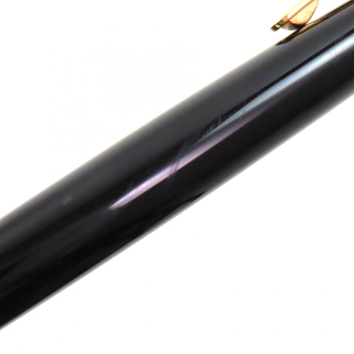 Very Good Cartier Ballpoint pen Trinity Engraved logo twist fastening black mens