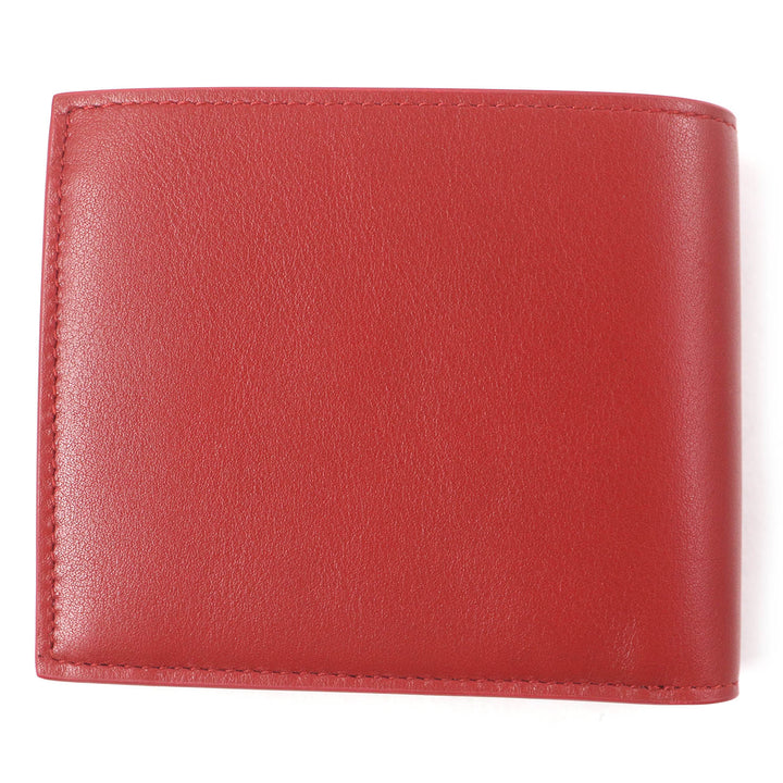 Pristine Dunhill Bifold Wallet GT 4CC Coin case Billfold Red leather mens