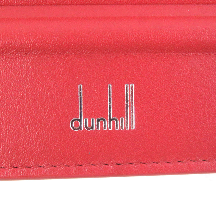 Pristine Dunhill Bifold Wallet GT 4CC Coin case Billfold Red leather mens