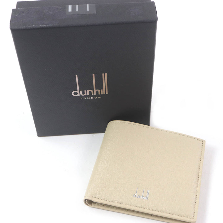 Pristine Dunhill Bifold Wallet Duke Billfold light beige leather mens