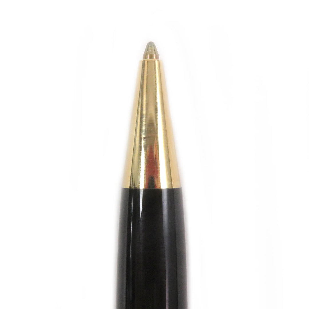 Excellent MONTBLANC fountain pen Classic Set of 2 ballpoint pens Black gold 14K