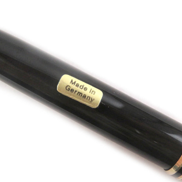 Excellent MONTBLANC fountain pen Classic Set of 2 ballpoint pens Black gold 14K