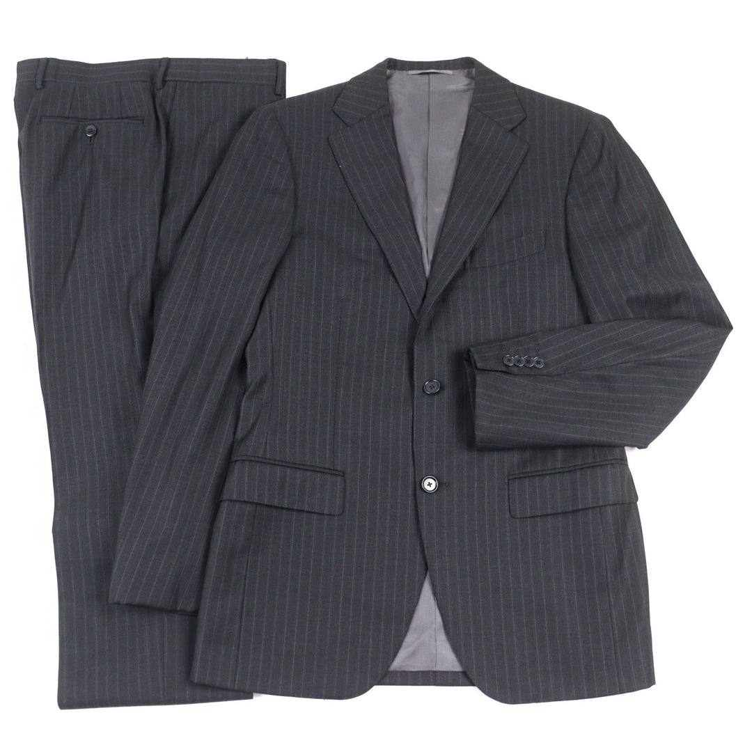 Discounted Excellent BEAMS F suit Step-back single 3B gray wool mens 2117-0240-264-P