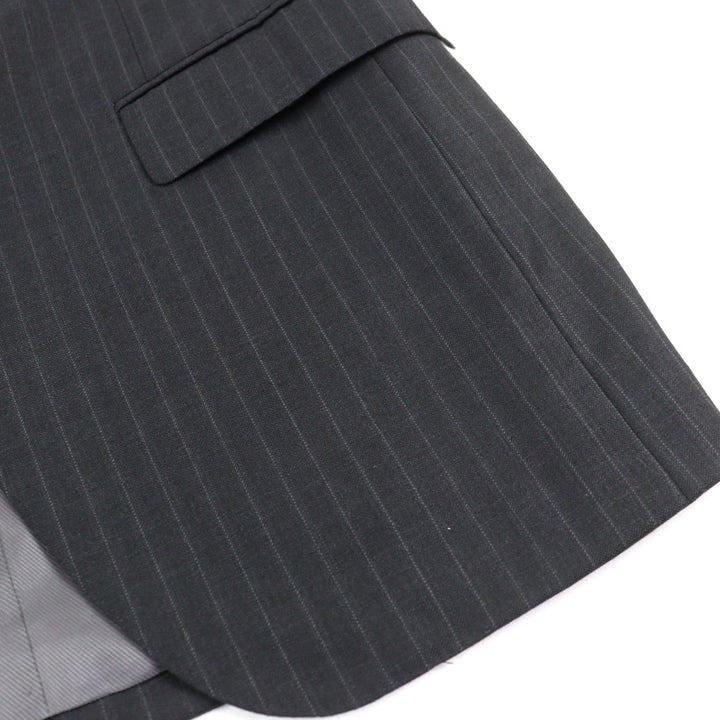 Discounted Excellent BEAMS F suit Step-back single 3B gray wool mens 2117-0240-264-P