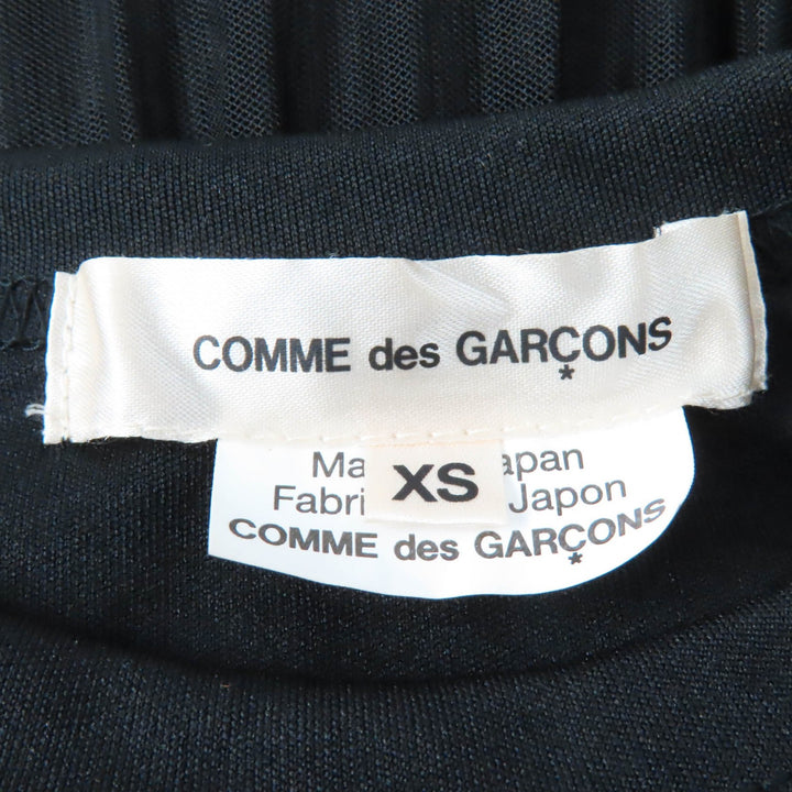Excellent COMME des GARCONS T-shirt Back layered design Diard tulle long sleeves Women XS