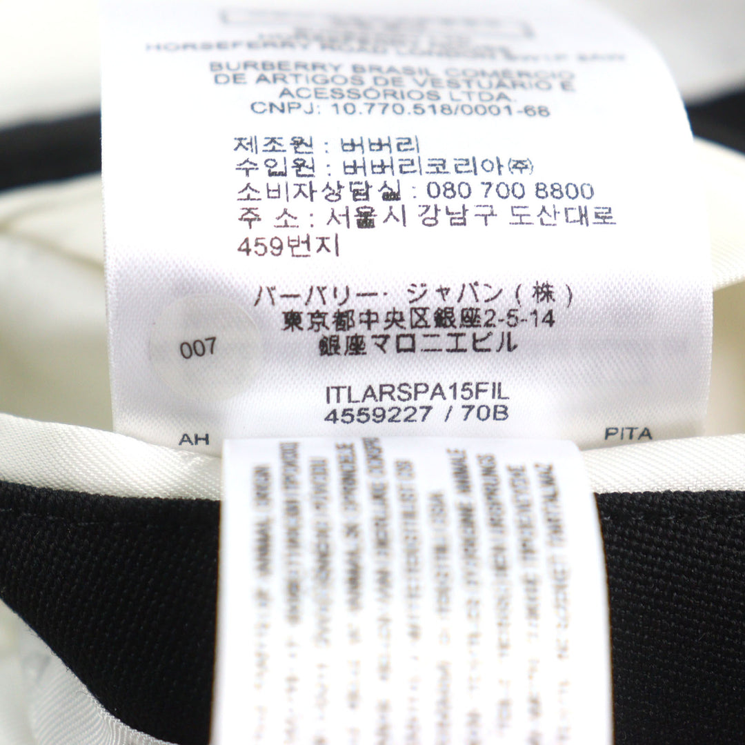 Excellent BURBERRY LONDON tailored jacket Bicolor, all-over logo lining mens 44 4559227