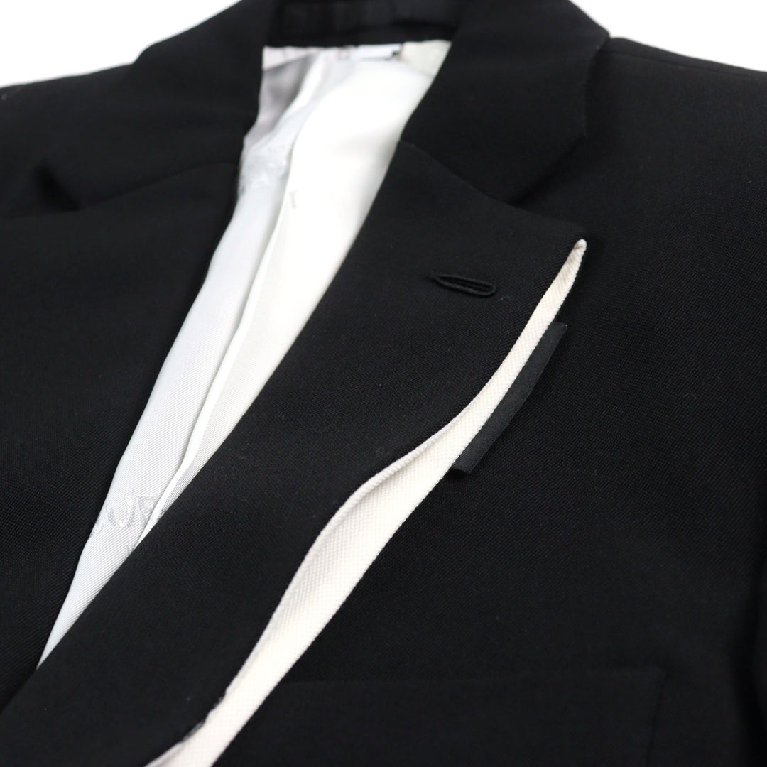 Excellent BURBERRY LONDON tailored jacket Bicolor, all-over logo lining mens 44 4559227