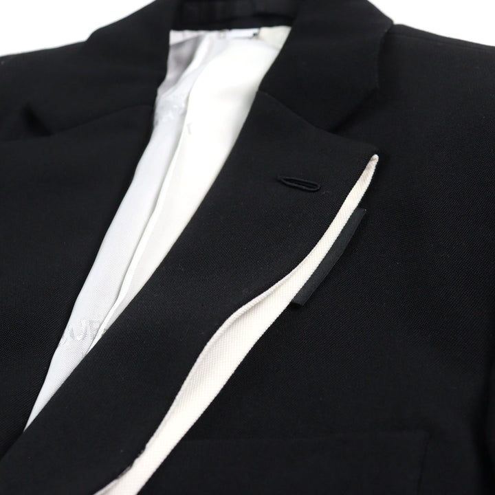 Excellent BURBERRY LONDON tailored jacket Bicolor, all-over logo lining mens 44 4559227