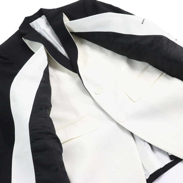 Excellent BURBERRY LONDON jacket Bicolor, all-over logo lining mens 44 4559227