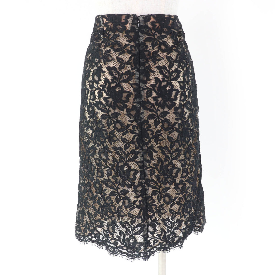 Excellent CHANEL skirt Lining: 100% silk, full lace, with lion metal Women 38