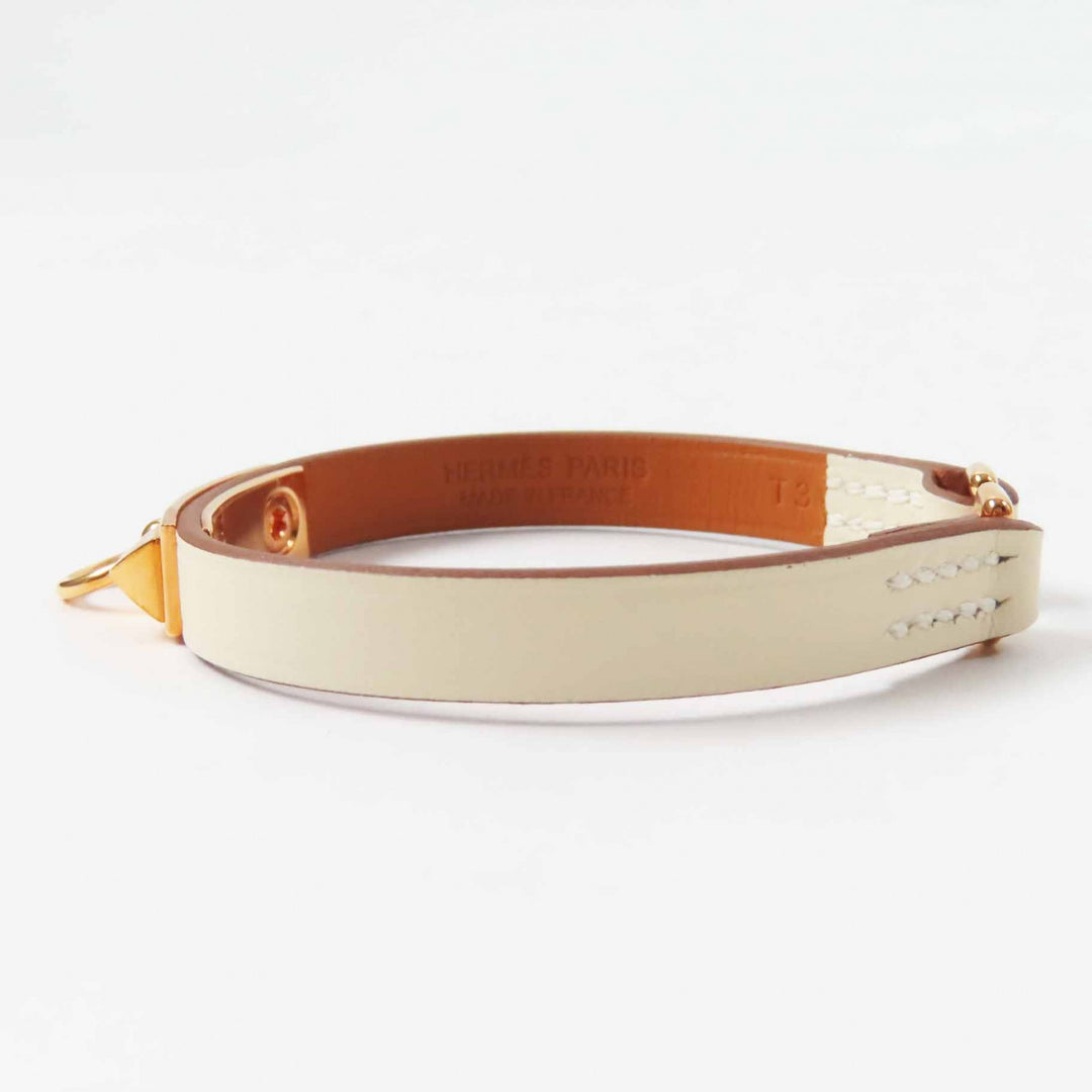 Pristine HERMES bracelet Rivalmini Bracelet Kle leather Women
