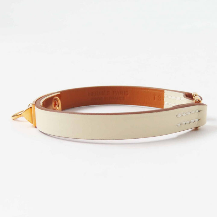 Pristine HERMES bracelet Rivalmini Bracelet Kle leather Women