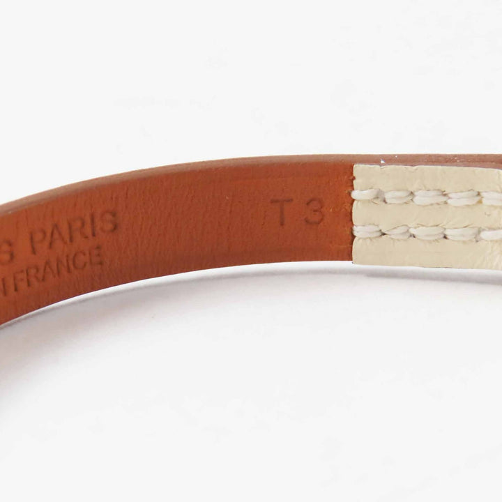 Pristine HERMES bracelet Rivalmini Bracelet Kle leather Women