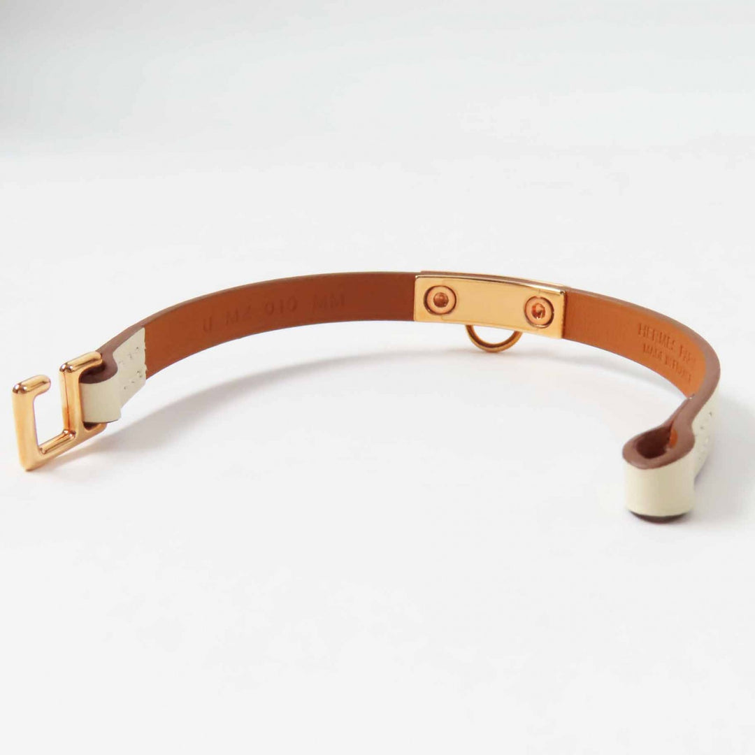 Pristine HERMES bracelet Rivalmini Bracelet Kle leather Women