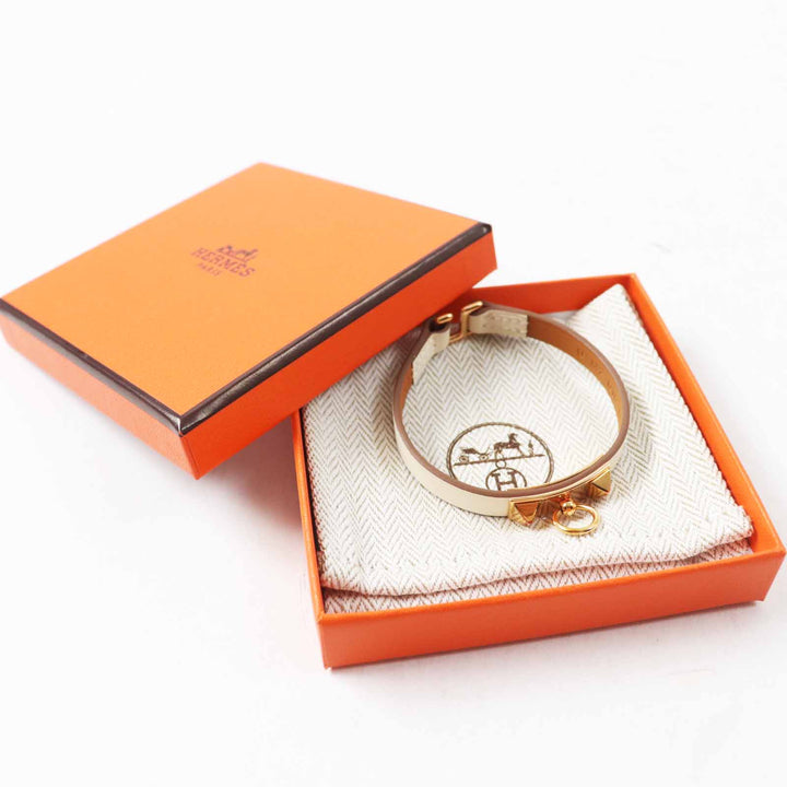 Pristine HERMES bracelet Rivalmini Bracelet Kle leather Women