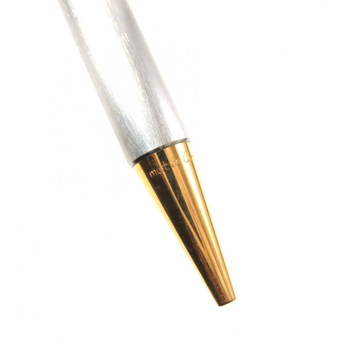 Great Cartier Ballpoint pen Love de Cartier Engraved logo Twist style Silver gold mens