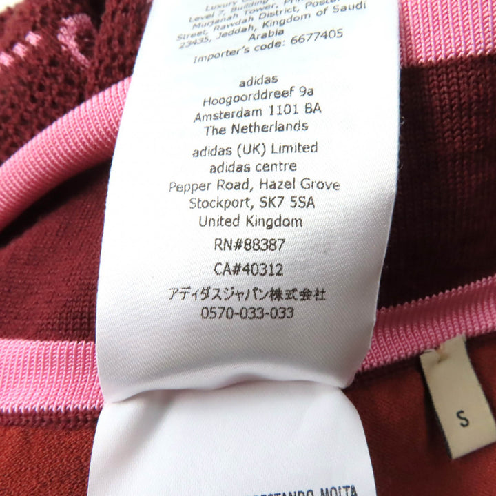 Excellent GUCCI×adidas Pants GG Trefoil jacquard joggers Bordeaux pink Women S