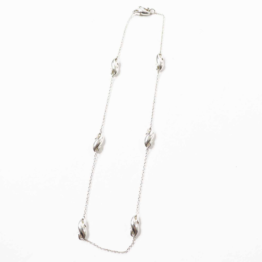 Great TIFFANY&Co. Necklace El Saperetti Seahorse Silver SV925 Women