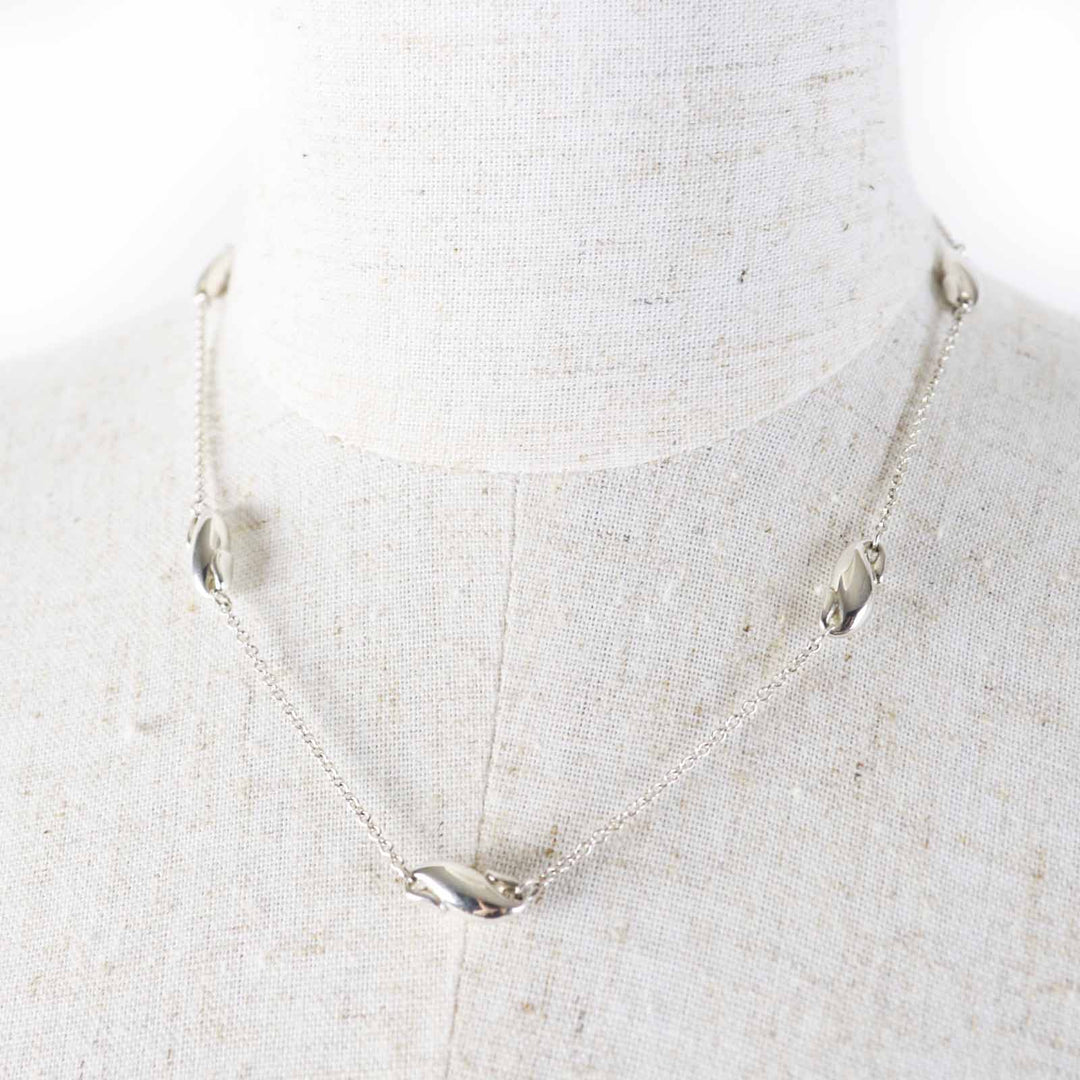Great TIFFANY&Co. Necklace El Saperetti Seahorse Silver SV925 Women