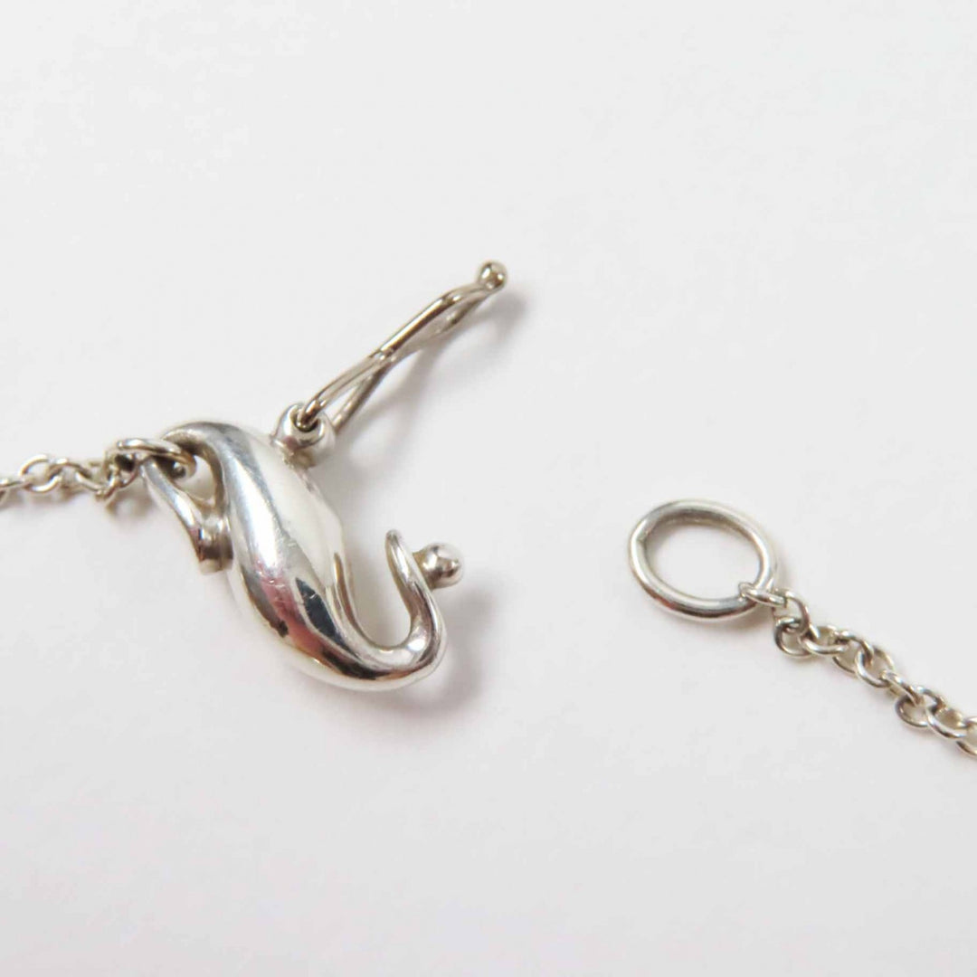 Great TIFFANY&Co. Necklace El Saperetti Seahorse Silver SV925 Women