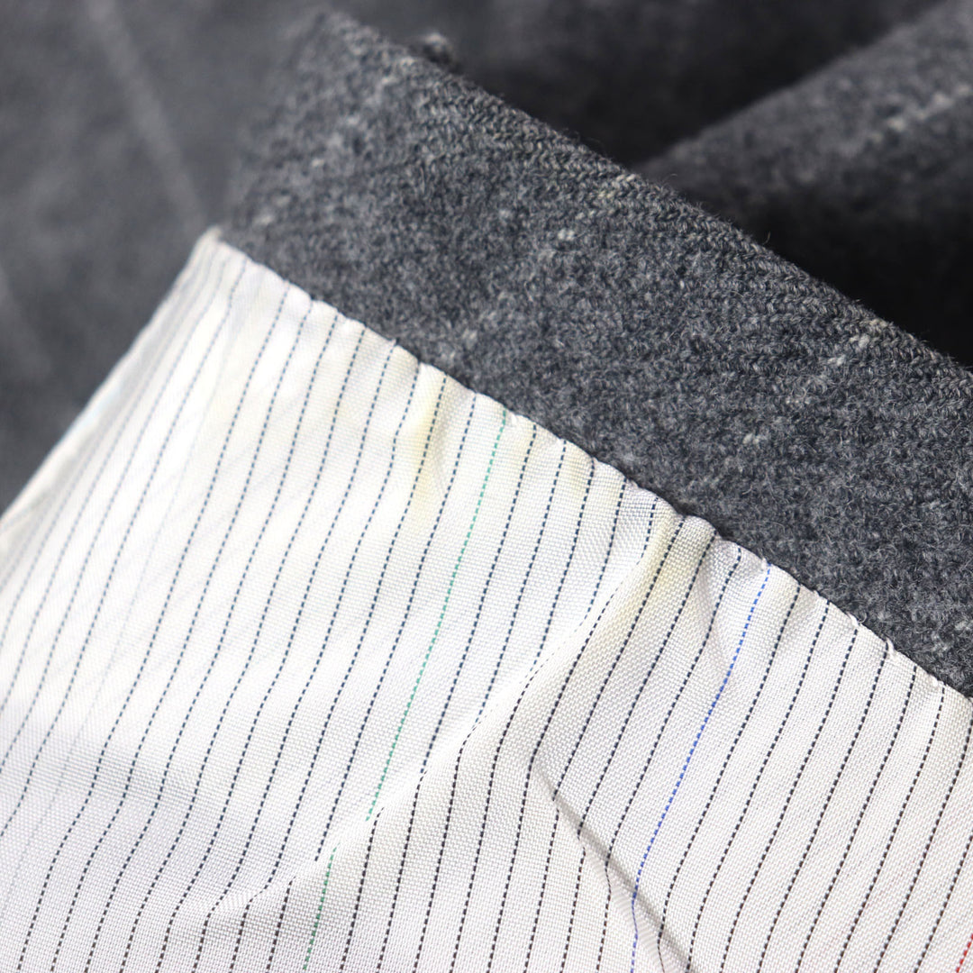 Great Paul Smith LONDON Chester coat Stripe Pattern Logo Button Single wool mens L