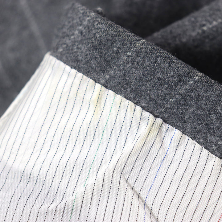 Great Paul Smith LONDON Chester coat Stripe Pattern Logo Button Single wool mens L