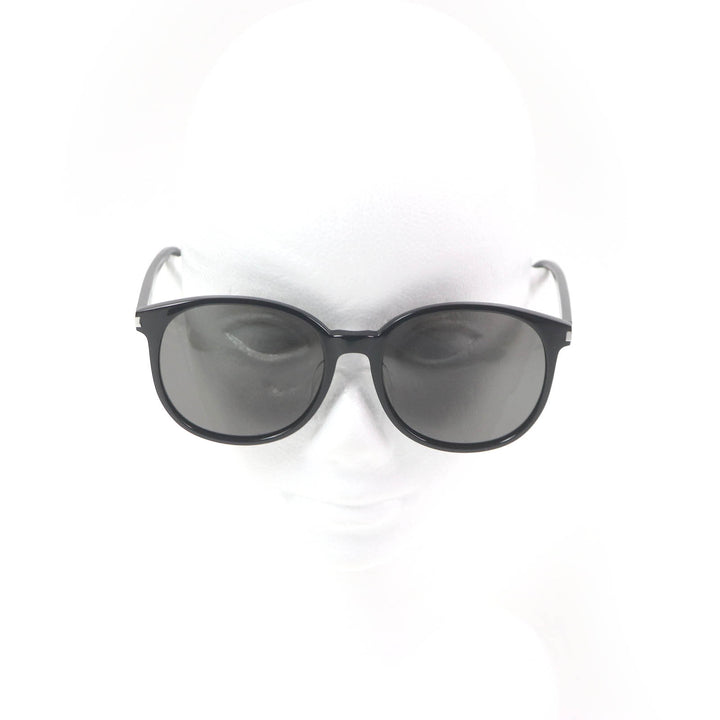 Great SAINT LAURENT PARIS sunglasses Logo Boston Frame black mens SL566