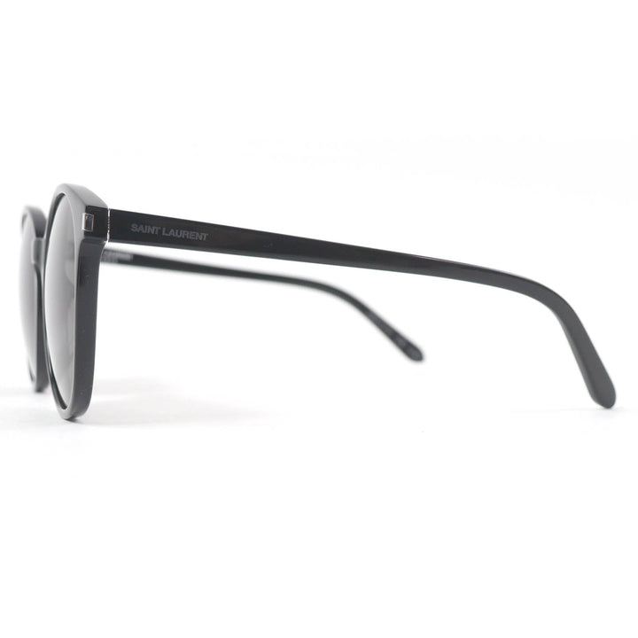 Great SAINT LAURENT PARIS sunglasses Logo Boston Frame black mens SL566