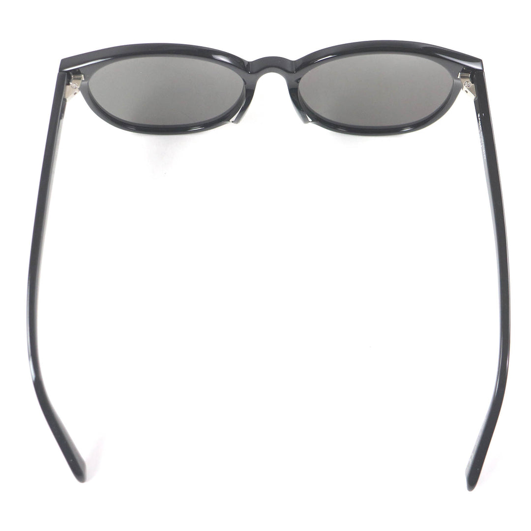 Great SAINT LAURENT PARIS sunglasses Logo Boston Frame black mens SL566