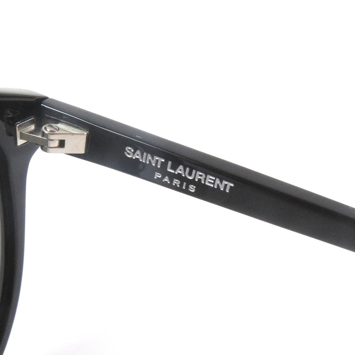 Great SAINT LAURENT PARIS sunglasses Logo Boston Frame black mens SL566