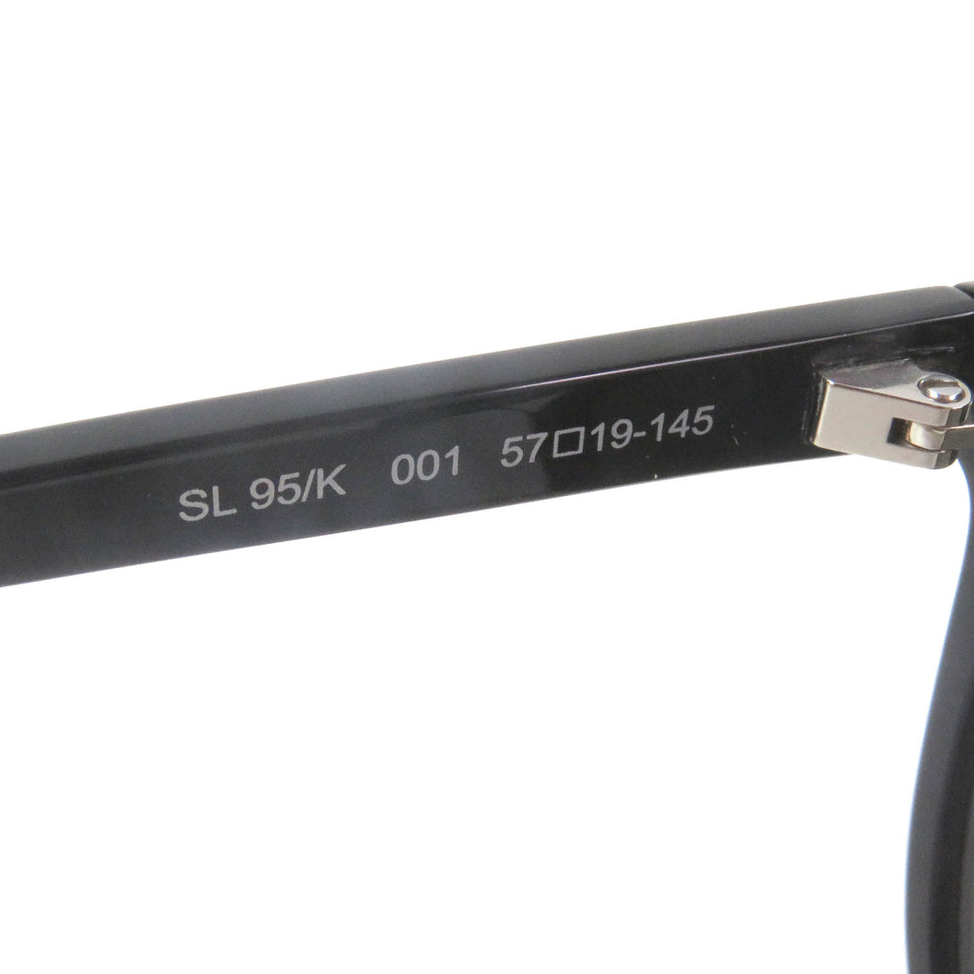 Great SAINT LAURENT PARIS sunglasses Logo Boston Frame black mens SL566
