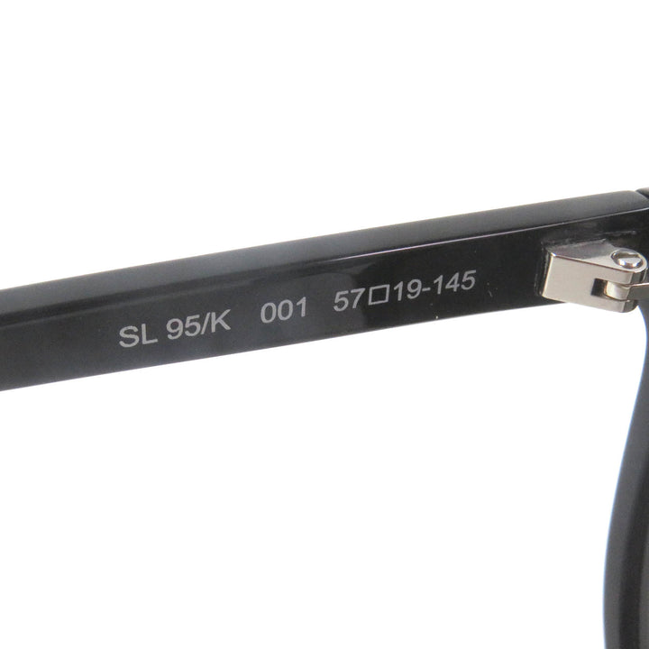 Great SAINT LAURENT PARIS sunglasses Logo Boston Frame black mens SL566