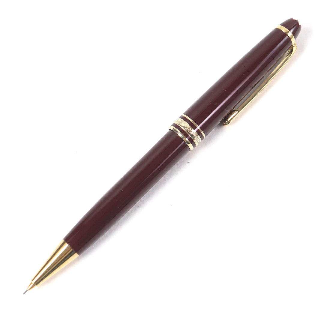 Excellent MONTBLANC mechanical pencil Meisterstck Classic Bordeaux gold mens