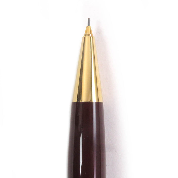 Excellent MONTBLANC mechanical pencil Meisterstck Classic Bordeaux gold mens