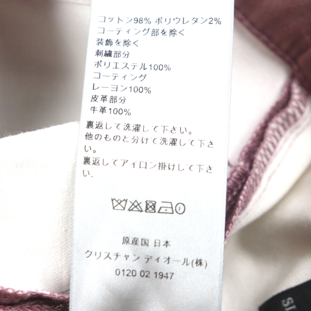 Great DIOR×Cactus Jack Pants pink cotton mens 33 193D011EY512