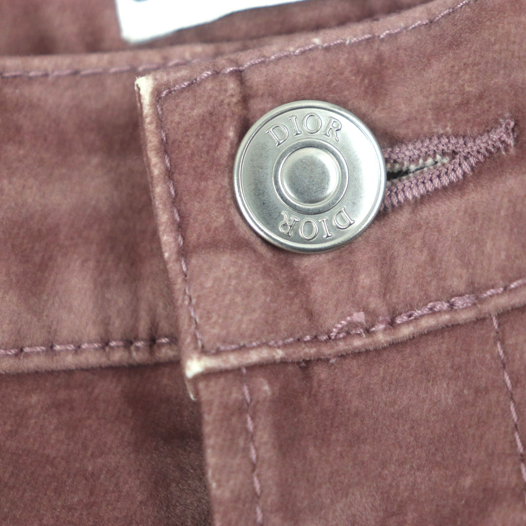 Great DIOR×Cactus Jack Pants pink cotton mens 33 193D011EY512