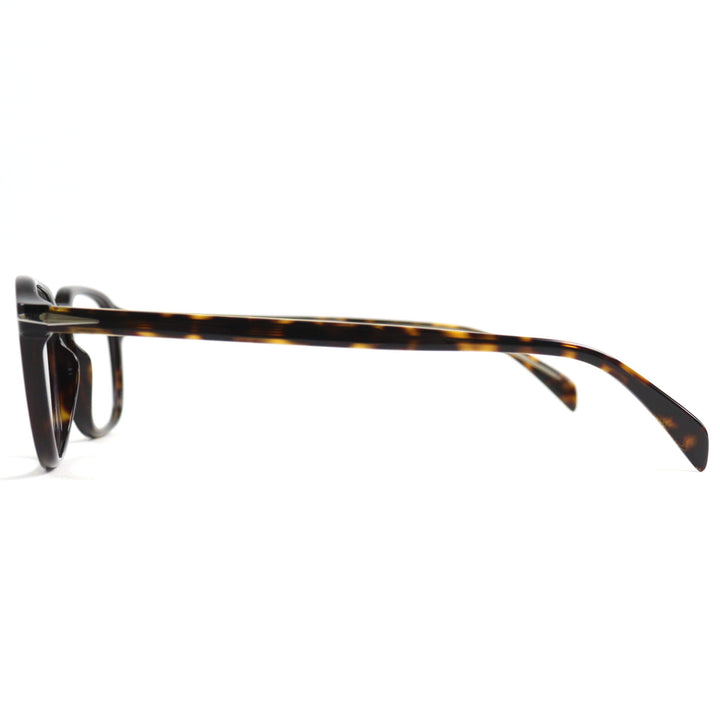 Pristine EYEWEAR by DAVID BECKHAM Glasses DB Monogram Engraved Rectangle Shape End Tip black mens DB 1084