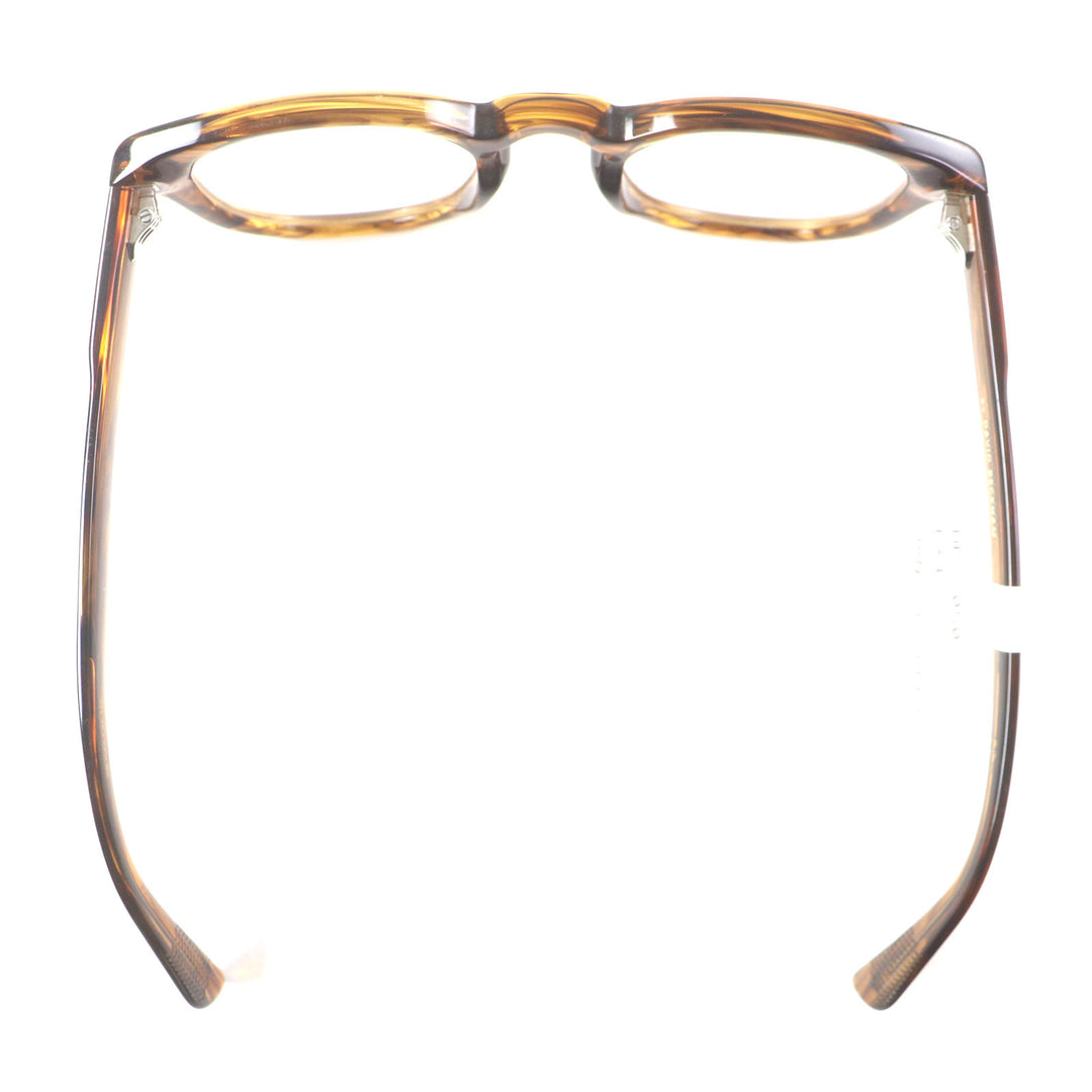 Pristine Eyewear by David Beckham Glasses Marble Pattern Clear brown mens DB7050
