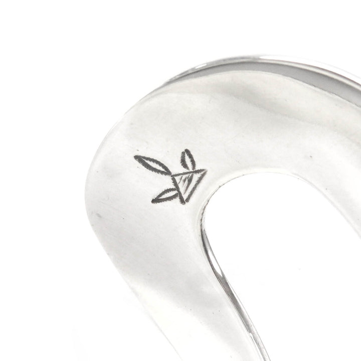 Great HERMES Bangle Toareg bracelet Silver SV925 Women