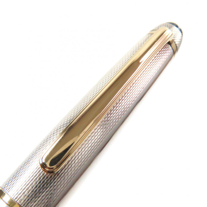 Great MONTBLANC fountain pen Meisterstück Classic Solitaire white star 18K