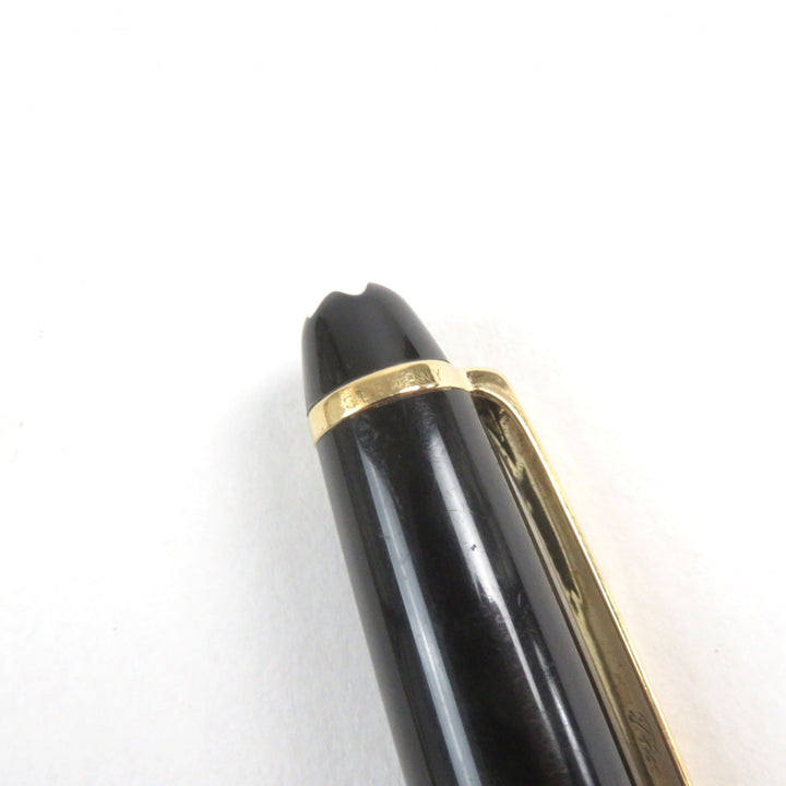 Very Good MONTBLANC Ballpoint pen Meisterstück Classic Logo engraved White Star