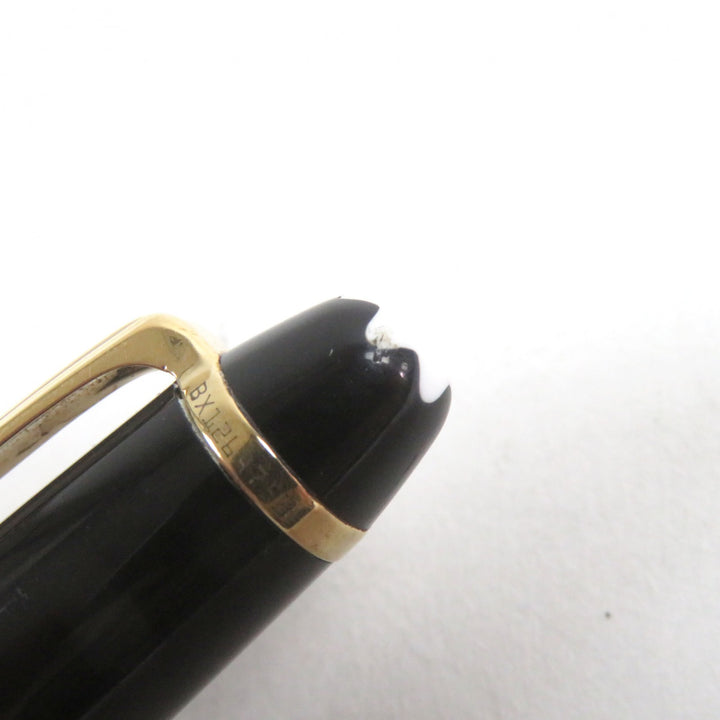 Very Good MONTBLANC Ballpoint pen Meisterstück Classic Logo engraved White Star